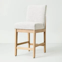 Upholstered Natural Wood Slipper Counter Stool - Hearth & Hand™ With Magnolia -Furniture Specialty Store GUEST d30288d3 a5a0 4aeb 897e 5c69d670b400