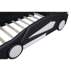 Twin Size Race Car-Shaped Platform Bed With Wheels-ModernLuxe 21 Twin Size Race Car-Shaped Platform Bed With Wheels-ModernLuxe -Furniture Specialty Store GUEST d329c21c 37b8 42a1 a1a6 976874772e5b