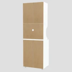 1 Drawer Kitchen/Microwave Storage Cabinet With Open Space White - Inval -Furniture Specialty Store GUEST d4480109 e422 4398 996e 908121447457