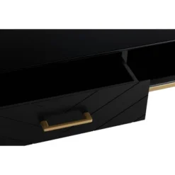 Ellias TV Stand For TVs Up To 50" Black/Gold - Finch -Furniture Specialty Store GUEST d45a8452 c7ee 4217 a8b2 038e1af053e3