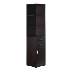 70.75" Julisse 3 Shelf Corner Bookcase - MiBasics -Furniture Specialty Store GUEST d5050035 fc63 4bef b944 ea5ddf626f32