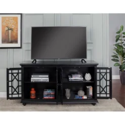 Cassandra 63" TV Stand Antique Black - Martin Svensson Home -Furniture Specialty Store GUEST d5141a92 a694 4f79 b658 400441bff9ca