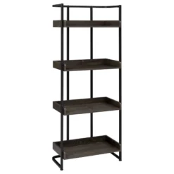 Ember 4 Shelf Bookcase - Coaster -Furniture Specialty Store GUEST d53c0d69 3d42 42f9 a5c6 a650b65310d2