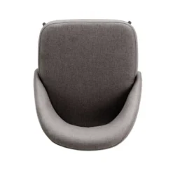 24" Set Of 2 Ragan Metal Fabric Swivel Counter Height Barstools Gray - Inspire Q -Furniture Specialty Store GUEST d5449573 5003 4ad6 bf2c 422e9edd3c3c