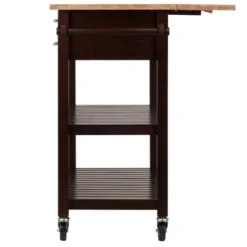 Langdon Kitchen Cart Cappuccino - Winsome -Furniture Specialty Store GUEST d5557ca0 38c4 4194 8bae ad5cee78cba0