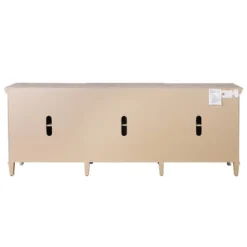 Naples 6 Door Mirrored Cabinet Natural - Stylecraft -Furniture Specialty Store GUEST d56223d4 57c6 491c 8811 db96922f4cdf