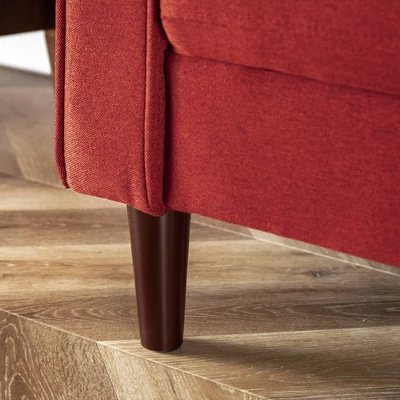 76" Mikhail Sofa Ruby Red - Zinus 4 76" Mikhail Sofa Ruby Red - Zinus - Image 2