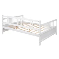Full Size Wood Daybed With Support Leg-ModernLuxe -Furniture Specialty Store GUEST d5b16a2a cf14 4864 9271 cc2dc2c70241