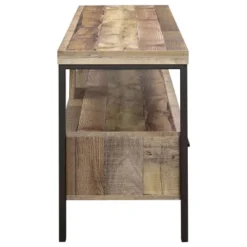 Morello 2 Drawer TV Stand For TVs Up To 65" Weathered Pine - Coaster -Furniture Specialty Store GUEST d622a4c9 9cae 419a 83ad 4a5af92bc685