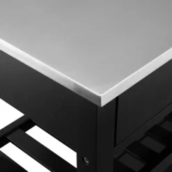 Chloe Stainless Steel Top Kitchen Island Cart - Crosley -Furniture Specialty Store GUEST d6ce556e c17a 4641 824c 14eed8c282e7