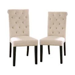 2pc Hepburn Scroll Back Side Chairs - HOMES: Inside + Out -Furniture Specialty Store GUEST d703f23c 7921 478e 8423 d2b144cc9859
