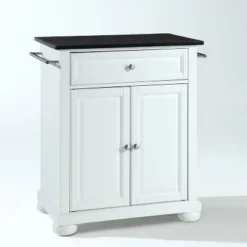 Alexandria Black Granite Top Portable Kitchen Island/Cart - Crosley -Furniture Specialty Store GUEST d7e6f3e9 c113 4db2 8d87 9ce911478fda