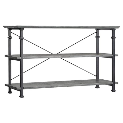 Ronay Rustic Industrial Console Table - Inspire Q® 10 Ronay Rustic Industrial Console Table - Inspire Q® - Image 8