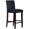 Hendrix Barstool Velvet Navy - Skyline Furniture