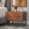 Noble 2 Drawers Nightstand Walnut - Buylateral -Furniture Specialty Store GUEST da33f159 47eb 43f6 9d05 317493c90a03