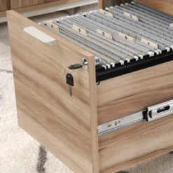 Portage Park Executive Desk Kiln Acacia - Sauder -Furniture Specialty Store GUEST da3e68e7 4b31 41db abf7 bf7f96cf365d