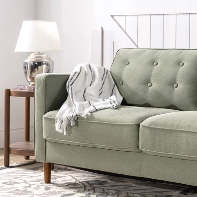 74" Lauren Sofa Pearl Green - Zinus 6 74" Lauren Sofa Pearl Green - Zinus - Image 4