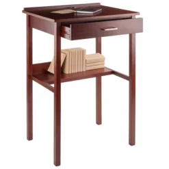 Ronald High Desk Walnut - Winsome -Furniture Specialty Store GUEST db5ed22b 23e8 48b2 929a 92b3879cc7b0