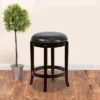 Flash Furniture 24'' High Backless Wood Counter Height Stool With LeatherSoft Swivel Seat -Furniture Specialty Store GUEST dc6af0a5 849c 4efb b7e5 2b4127fa5d7a