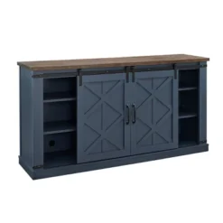 58" TV Stand For TVs Up To 65" Navy - Home Essentials -Furniture Specialty Store GUEST dc70941d bb8e 4144 94ca 21560ebd891d