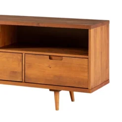 Cara Mid-Century Modern 3 Drawer TV Stand For TVs Up To 65" - Saracina Home -Furniture Specialty Store GUEST dca4b737 87bc 4171 8896 516227b5b85f