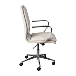 Merrick Lane Mid-Back Home Office Chair With Armrests, Height Adjustable Swivel Seat And Five Star Base -Furniture Specialty Store GUEST dd1f4bb4 b072 47b4 8bb8 e536c15998e3