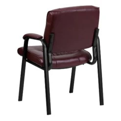 Emma And Oliver LeatherSoft Executive Reception Chair With Powder Coated Frame -Furniture Specialty Store GUEST dd60c6a8 4785 46e3 a1e5 38e924540e9a