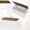 Costway Flip-top Storage Chest Lift Top Storage Bench Wooden Deck Box Toy Box -Furniture Specialty Store GUEST dda0be4f d722 46eb 8715 8a960be6197b