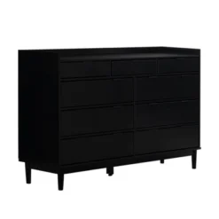 Mid-Century Modern Solid Wood 9 Drawer Horizontal Dresser - Saracina Home -Furniture Specialty Store GUEST ddb1864a 3a6e 4bd0 9f63 d79d733a83e3