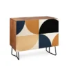 Color Poems Bold Minimalism XII Walnut Credenza - Deny Designs -Furniture Specialty Store GUEST ddf1600c 338d 45bf 9921 523ff4ed7743