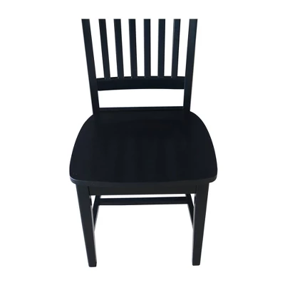 Set Of 3 42" Dual Table With 2 Mission Chairs Dining Sets Black - International Concepts 10 Set Of 3 42" Dual Table With 2 Mission Chairs Dining Sets Black - International Concepts - Image 8