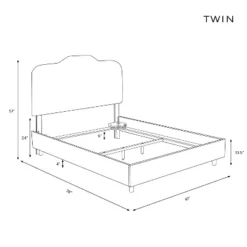 Seville Upholstered Bed In Linen - Skyline Furniture 9 Seville Upholstered Bed In Linen - Skyline Furniture -Furniture Specialty Store GUEST df0549dd 1524 4718 9325 b0545dcd03c0