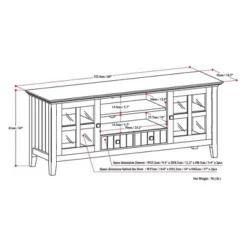 60" Normandy TV Media Stand - Wyndenhall -Furniture Specialty Store GUEST df21116c fb5c 4f93 a2bb f8fc2fa94e85