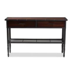 2 Drawer Jana Dining Room Server Brown - Baxton Studio -Furniture Specialty Store GUEST df2a8426 67cb 4a55 8b63 a21bfd1bd567