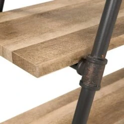 59" Mathews 4-Shelf Ladder Bookcase Bronze - HOMES: Inside + Out -Furniture Specialty Store GUEST df3ff572 f338 4e88 866c acfeef66c12f