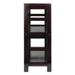 29.21" 2 Tier Leo Shelf Storage Or Bookshelf Wide Espresso Brown - Winsome -Furniture Specialty Store GUEST df5e5116 9f49 4d78 8cd8 a53adb6fd8cd