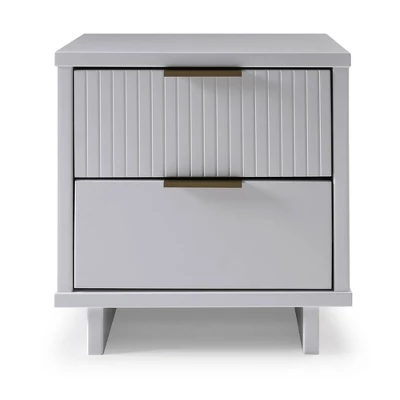 Granville Modern 2 Drawer Nightstand - Manhattan Comfort 16 Granville Modern 2 Drawer Nightstand - Manhattan Comfort - Image 14