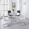 5pc Escondido Dining Set White - Steve Silver Co. -Furniture Specialty Store GUEST e04cfca2 679d 4bfe a0fa 952ddbc80a64