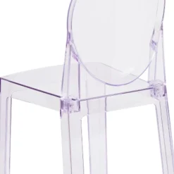 Flash Furniture Ghost Chair With Oval Back In Transparent Crystal -Furniture Specialty Store GUEST e0b3708f 46ee 4648 a2ae a3ba74df04b0