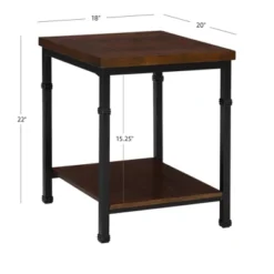 Austin End Table Brown - Linon -Furniture Specialty Store GUEST e16dfda9 b985 451c 936a 21bed8097397