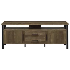 Ruston 2 Drawer TV Stand For TVs Up To 65" - Coaster -Furniture Specialty Store GUEST e1744ae9 c520 405d 9dcd c50503b3c715