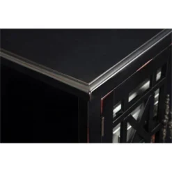 Cassandra 63" TV Stand Antique Black - Martin Svensson Home -Furniture Specialty Store GUEST e17bce72 f89c 42d9 9702 103ced701a92