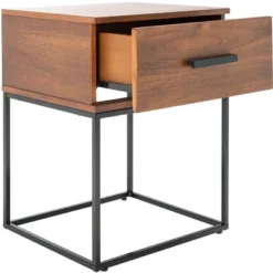 Marquise 1 Drawer Nighstand - Brown - Safavieh 14 Marquise 1 Drawer Nighstand - Brown - Safavieh -Furniture Specialty Store GUEST e18c7c25 6ab5 4390 a2d9 87a56c10fd5b