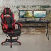 Flash Furniture Gaming Desk With Cup Holder/Headphone Hook/Removable Mousepad Top & Reclining Back/Arms Gaming Chair With Footrest -Furniture Specialty Store GUEST e203b55d 750f 494c 9e71 674a5c641c5b