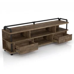 3pc Nanum Entertainment Console For TVs Up To 78" Reclaimed Oak - MiBasics -Furniture Specialty Store GUEST e26a26a6 587a 4202 a8eb 67eaba056449
