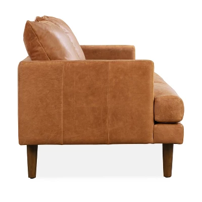 Mauricio Sofa Cognac Tan - Poly & Bark 4 Mauricio Sofa Cognac Tan - Poly & Bark - Image 2