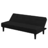 Lorrance 3 Seat Convertible Futon Sofa Bed Black - Serta -Furniture Specialty Store GUEST e2e59998 17b7 4ee7 bc6e c38a374707fa