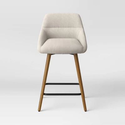 Timo Swivel Counter Height Barstool With Wood - Threshold™ 4 Timo Swivel Counter Height Barstool With Wood - Threshold™ - Image 2