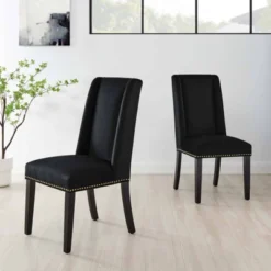 Set Of 2 Baron Performance Velvet Dining Chairs - Modway -Furniture Specialty Store GUEST e3ff1931 4d97 41bb 8b0b a5b13eb34442