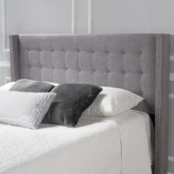 California/King Kendrah Headboard Dark Gray - Christopher Knight Home